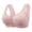 Light Pink, variant on Gray 62 Womeny Lace Front Women Bras Wireless Cotton Button Shaping Cup Adjustable Pack of Sports Bras for Women Shoulder Strap Large Size Woman Sports Bra Underwire Bra