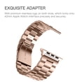 thumbnail image 5 of Fintie Band Compatible with Apple Watch 45mm 44mm 42mm Series 7/6/5/4/3/2/1/SE, Premium Stainless Steel Metal Replacement Wrist Strap Bracelet Compatible with All Versions 45mm 44mm 42mm Apple Watch, 5 of 7