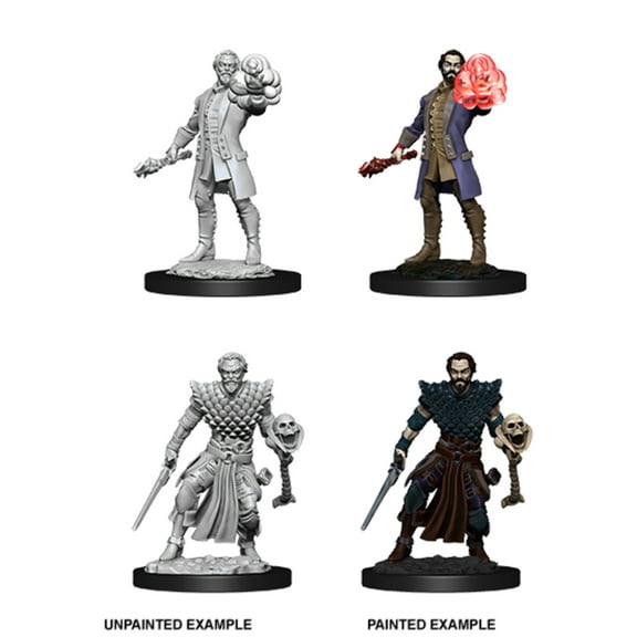 WizKids WZK73836 Dungeons & Dragons Nolzurs Marvelous-Male Human Warlock W10 Miniature