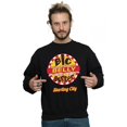 thumbnail image 2 of DC Comics Mens Arrow Big Belly Burger Logo Sweatshirt, 2 of 5