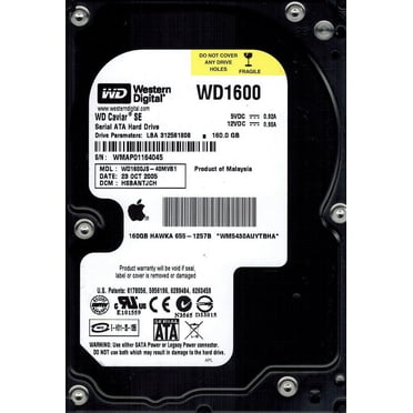 WD1600AAJS-60Z0A0, DCM DGRNHT2AGN, Western Digital 160GB SATA 3.5 Hard ...