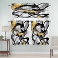 thumbnail image 5 of Farmhouse Curtain Valances Set Watercolor Red Eucalyptus Leaves Rustic Botanical Kitchen Curtains 36&nbsp;inch Length Rod Pocket Valance and Tiers 3 Piece Set Small Bedroom Bathroom Laundry Decor, 5 of 9