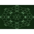 thumbnail image 1 of Ahgly Company Machine Washable Indoor Rectangle Transitional Night Black Area Rugs, 2' x 5', 1 of 7