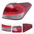 thumbnail image 3 of Left+Right Outer Side Halogen Tail Lights Lamps for 2017 2018 Kia Forte Sedan, 3 of 22