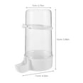 thumbnail image 2 of GOOHOCHY 2Ud Efficient Water Saving Automatic White Poultry Feeder Portable and Easy Clean, 2 of 8