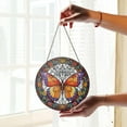 thumbnail image 4 of Butterfly Stained Glass Suncatcher for Window Hanging, Butterfly Home Decor Stained Glass Window Hanging, Glass Butterfly Ornament Suncatchers for Windows Hanging, 4 of 6