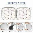 thumbnail image 6 of Haiem Heart Panda Car Windshield Sun Shade (2 Pieces) Foldable Windshield Sun Shade Car Accessories for Truck SUV Pickup-, 6 of 7