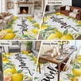thumbnail image 5 of 5'x8' Area Rugs, Lemon Farmhouse Indoor Outdoor Area Rug for Living Room Bedroom, Summer Fruit Botanical Grey Wooden Washable Bathroom Rugs Kitchen Floor Carpet Mats Home Decor Aesthetic, 5 of 8