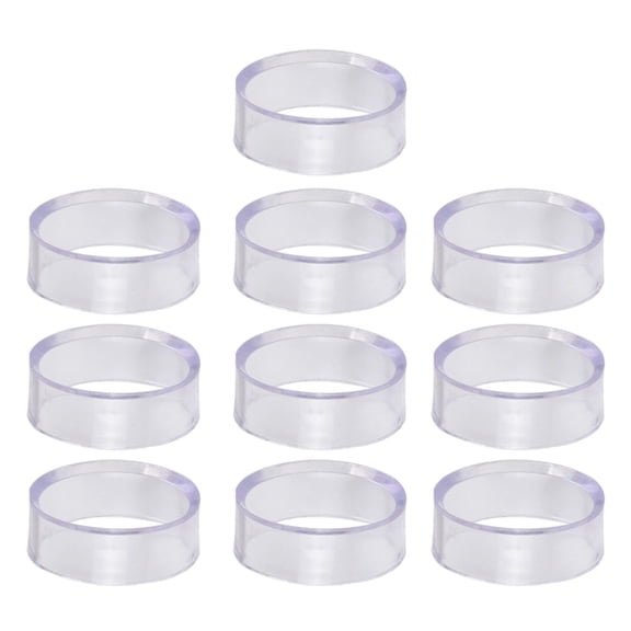 10Pcs Baseball Stands Round Display Stand Clear Rings Display Holders Sphere Stand for Baseball Tennis