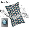 thumbnail image 5 of KLL Popcorn With Glasses Pillow Covers Envelope Closure,Super Soft and Cozy Fuzzy Fleece Pillow Case Cover (No pillow core）, 5 of 5