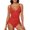 Red 1, variant on MSJUHEG Tummy Control Swimsuits for Women,Push Up Bathing Suits for Women,Swimwear Monokinis,High Waist Bathing Suit,Ruched Monokinis,Push Up Swimsuits for Women,High Cut Swimsuit A L