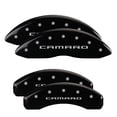 thumbnail image 2 of MGP 4 Caliper Covers Engraved Front & Rear Gen 5/Camaro Black finish silver ch Fits select: 2012 CHEVROLET CAMARO 2SS, 2 of 6