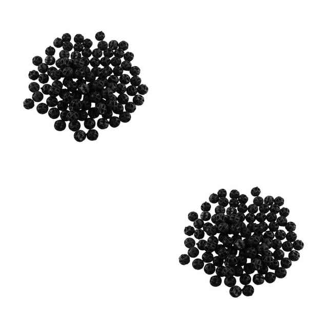 Greeniant Bola de filtro, accesorios de pesca de tamaño compacto, suministros de pescado, recipiente de algodón, dispositivo de filtrado 26mm 50 piezas 2piezas