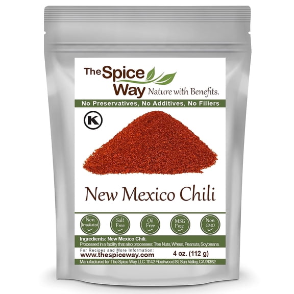 The Spice Way New Mexico Chili Powder - Mexican Cuisine Powdered Spice, All Natural - 4 Oz.