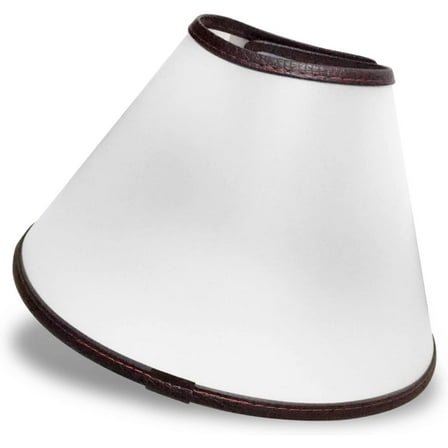 Felicey Pet Adjustable Dog Elizabeth Collar - Protective Recovery Cone Collar with Soft Edge for Anti-Bite, Surgery or Wound Healing (XL) (White, XL)