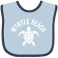 thumbnail image 3 of Inktastic Myrtle Beach Retro Tribal Turtle Boys or Girls Baby Bib, 3 of 4
