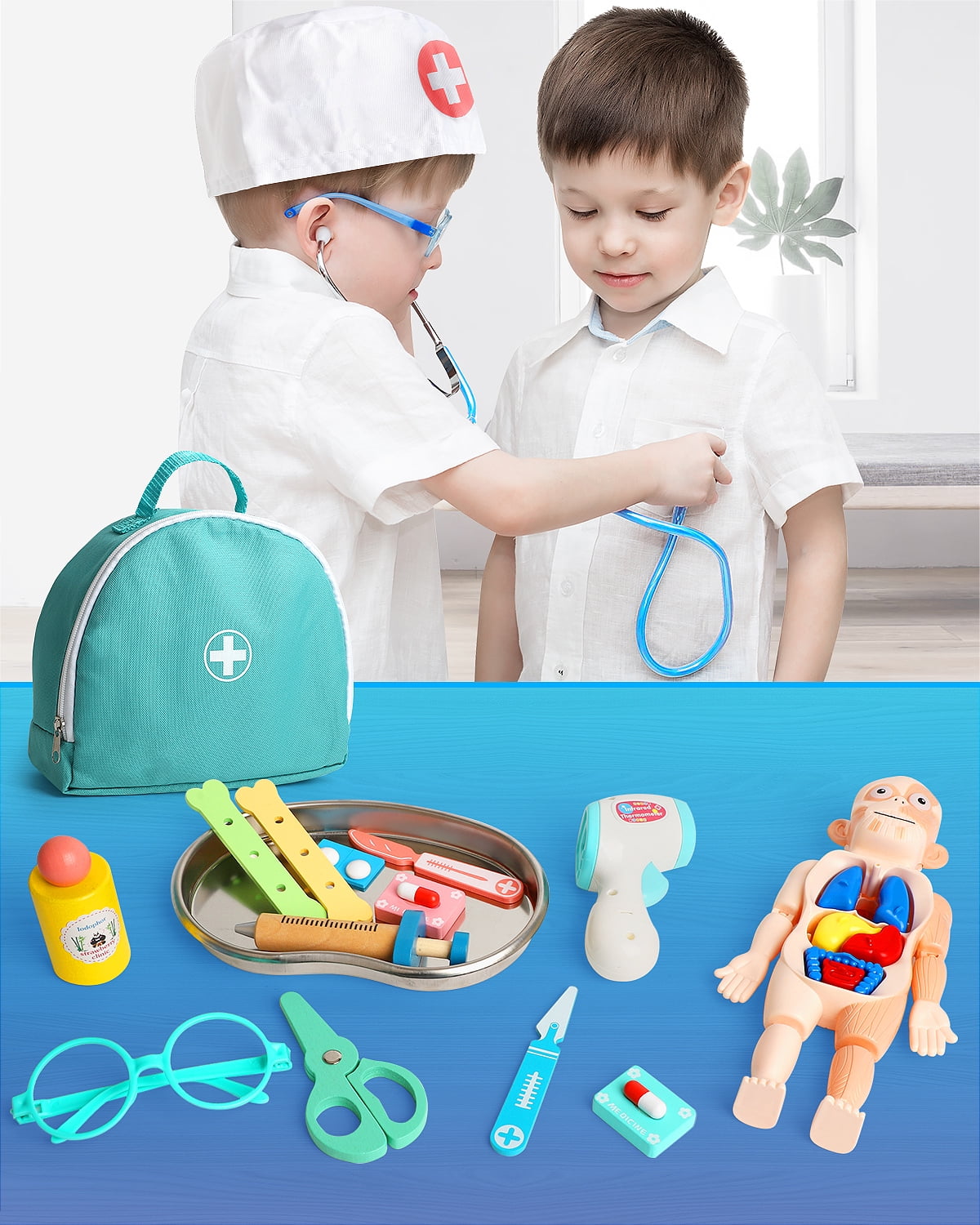 Realistic toy doctor kit sale