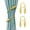 Gold, variant on 2PCS-DIY Curtain Tiebacks Clips Creative Variety Shape Twist Curtain Holdbacks European Style Curtain Holders for Living Room Home Window Drapery(Gold)