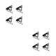 thumbnail image 3 of Cateissary Surtido de 4 piezas de moldes para pasteles, molde antiadherente para Mousse, herramienta para hornear pasteles, utensilios para Triangular 2Conjunto, 3 of 6
