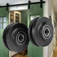 thumbnail image 4 of 2Pcs Sliding Barn Door Wheel Heavy Duty Cabinet Window Pulley Roller Quiet Sliding Door Track Perfect for DIY Barn Door, 4 of 7