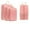 Pink, variant on LanSuare 4-Piece Travel Storage Bags, Waterproof Double Layer Zipper Set, Business Luggage Organizer, Suitcase Packing System