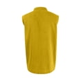 thumbnail image 5 of Men's Washed Cotton Tank Top with Henley Neck and Chest Pocket Featuring Vintage Solid Color Design for Summer Casual Gym Workout Running Beach Vacation or Streetwear Style Yellow XXL, 5 of 5