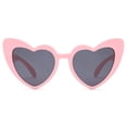 thumbnail image 3 of Gafas de sol COASION Kids con forma de corazón polarizado para niñas de 2 a 8 años (rosas), 3 of 6