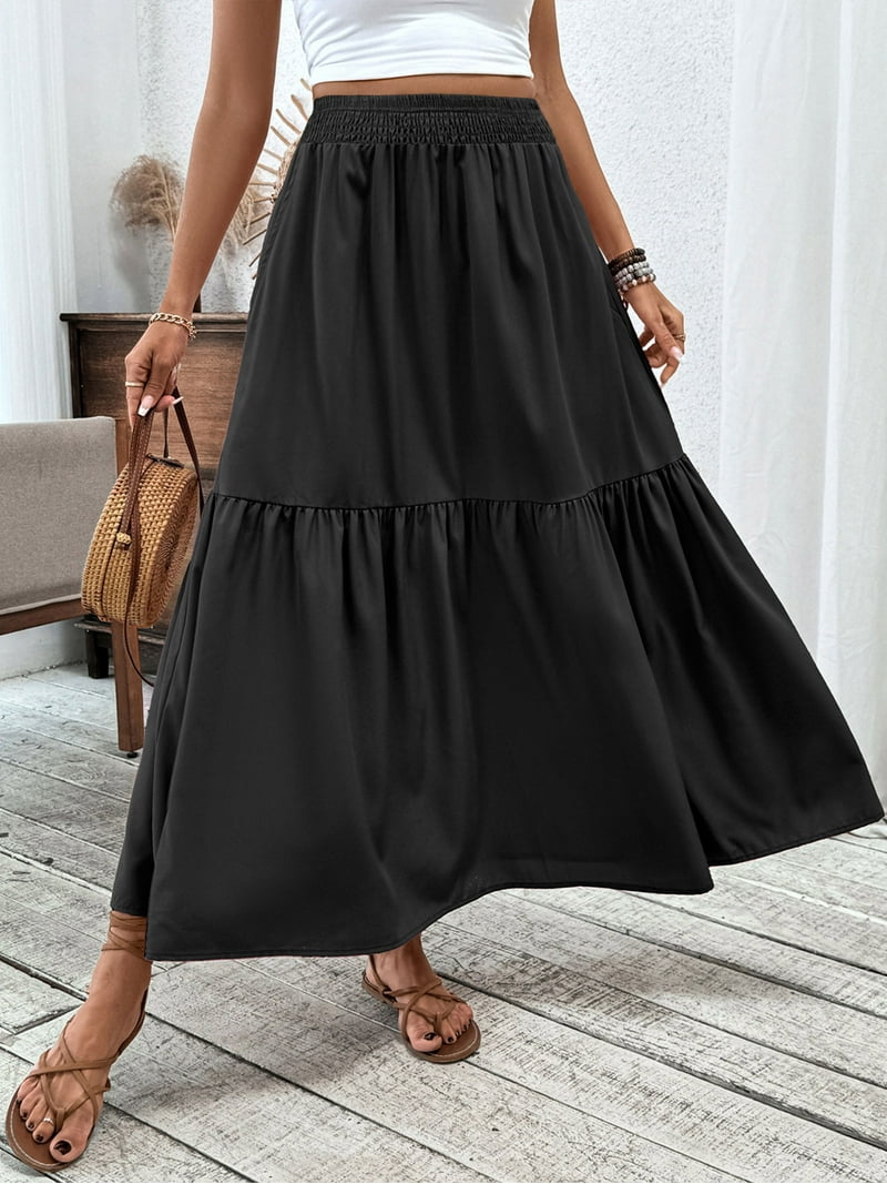 pink flowy maxi dress Wailea Sunset Ombre Maxi Dress