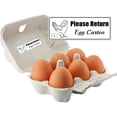 thumbnail image 5 of Please Return Egg Carton Tag Stickers 1x2.625 Inch Farm Fresh Chicken Eggs Carton Labels 500 Pcs, 5 of 7