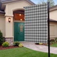 thumbnail image 3 of Garden Flag Double-Side Printed House Flag Buffalo Plaid Yard Flag Stripe Grey Welcome Banner Decor Outdoor Holiday Decorations 12*18in, 3 of 8