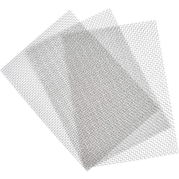 Rejilla de malla de alambre 6 malla 3 uds tela de malla de alambre, filtro de pantalla de filtración de hoja de malla de acero inoxidable 300x210mm malla antiinsectos malla de alambre esquí esquí Gafas de esquí
