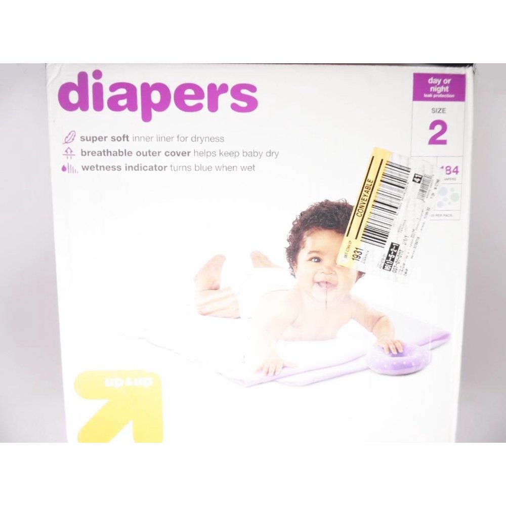 Up&Up Diapers Giant Pack Size 2, 184ct Size Size 2 (184 Count