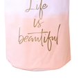 thumbnail image 2 of kurtrusly Laundry Basket Round Cotton Linen Collapsible Storage Basket Dirty Clothes Toy Organizer - Pink, 2 of 8