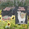 thumbnail image 2 of SKYSONIC Garden Flag Merry Christmas with Fun Alpaca Double-Sided Printed House Sports Flag 28x40 in Polyester Decorative Flags for Courtyard Garden Flowerpot, 2 of 6