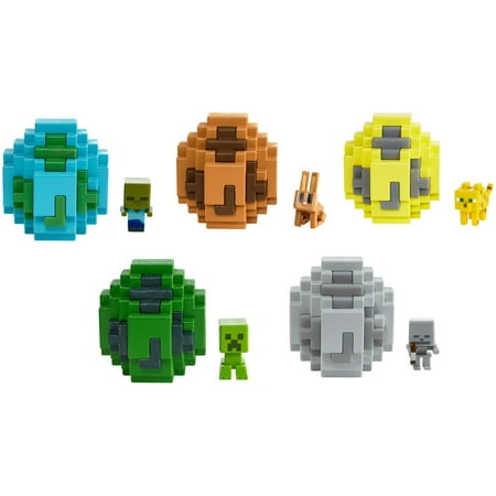 Minecraft Spawn Egg and Mini Figure (Styles May Vary)