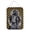 Poodle, variant on Black Standard Poodle Candy Corn Halloween Aluminum Metal Wall Or Door Hanging Prints