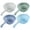 Assorted Color, variant on Troglfold colander 4pc Kitchen Strainer Colander Mixing Bowl with Handle Vegetable Basket,14.76"X8.46"X3.86"