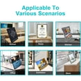 thumbnail image 3 of Boloyo Acrylic Book Stand without Ledge ,6PC Clear Acrylic Display Easel, Transparent Tablet Holder for Displaying Pictures,Books,Music Sheets,Notebooks, Artworks, CDs, etc., 3 of 7