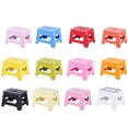thumbnail image 2 of Injueey Taburete de plástico, silla plegable de puntos portátil, silla para adultos, taburete alto para adultos, baño, hogar, banco pequeño Muebles de casa de muñecas, 2 of 6