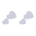 thumbnail image 3 of Justharion Heart-Shaped Silicone Mold Coaster Resin Casting Mold Jewelry Making Mould Tools Style A 2Set, 3 of 6