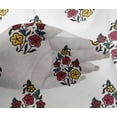 thumbnail image 4 of oneOone Viscose Chiffon Fabric Leaves & Floral Block Print Fabric BTY 42 Inch Wide, 4 of 4