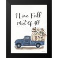 thumbnail image 2 of Justice, Ashley 12x14 Black Modern Framed Museum Art Print Titled - I Love Fall Most of All, 2 of 5