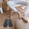 thumbnail image 5 of CRILSTYLEO 6 Pairs House Slippers for Guests Dark Grey Cloth Breathable and Disposable, 5 of 8