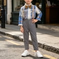 thumbnail image 4 of LvhaoGJOB Little Kids Kids 2-Piece Outfit Set - Multi-Pocket, 4 of 7