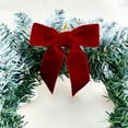 thumbnail image 3 of Small Velvet Christmas Bows 24 Pcs 3.15x3.17 Inch Mini Red Velvet Bows for Christmas Tree Wreath Gift Wrapping Crafts Wedding Party Treat Bags Home Decorations, 3 of 6