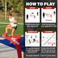 thumbnail image 3 of Set de juego de fútbol y tenis Kickit portátil con red y pelota, 3 of 9