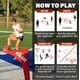 thumbnail image 3 of Set de juego de fútbol y tenis Kickit portátil con red y pelota, 3 of 9