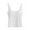 White, variant on BLCHUNen Built in Bra Tank Tops for Women Pullover Sleeveless Square Neck Breathable Trendy Casual Sports Active Gym Undershirts
