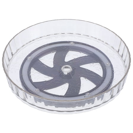 KALLORY 360 Degree Rotating White Spice Rack Organizer for Kitchen Counter and Dining Storage Solution