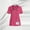 🔥 Hot Pink, variant on Sentmoon Nurse Scrubs Going out Tops for Women Women's Nurses Tunic Uniform Clinic Carer V Neck Protective Clothing Streetwear for Summer & Hot Weather White L